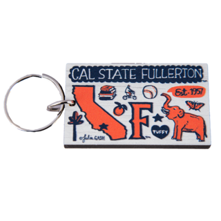 Julia Gash Recycled Wood Keychain
